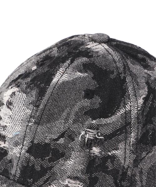GARDEN TOKYO(ガーデントウキョウ)の「MAVYTH/メヴィス/CRASH DENIM CAP(キャップ・メンズ・ブラック/ブルー系その他3・F)」の5枚目の写真