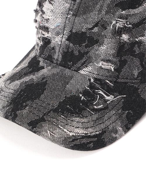 GARDEN TOKYO(ガーデントウキョウ)の「MAVYTH/メヴィス/CRASH DENIM CAP(キャップ・メンズ・ブラック/ブルー系その他3・F)」の6枚目の写真