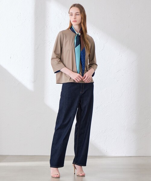 MACKINTOSH LONDON(マッキントッシュ ロンドン)の「カラーコンビネーショントップス(Tシャツ/カットソー・レディース・ネイビー/ベージュ/ピンク系その他2・38/40)」の8枚目の写真