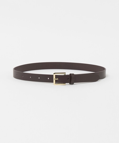 A DAY IN THE LIFE UNITED ARROWS(アデイインザライフユナイテッドアローズ)の「レザーベルト 25<A DAY IN THE LIFE>(ベルト・レディース・ブラック/ダークブラウン・FREE)」の2枚目の写真