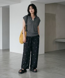 STYLE DELI（スタイルデリ）の「【BLK001】ミックスニットポロシャツ（ポロシャツ）」