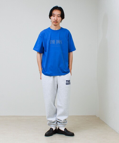 GLOSTER(グロスター)の「【THE DAYS/ザ デイ】ORBAL 2 TEE オーバルロゴ Tシャツ リフレクタープリント(Tシャツ/カットソー・メンズ・ブラック/ブルー・M/L)」の3枚目の写真