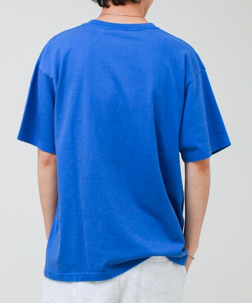 GLOSTER(グロスター)の「【THE DAYS/ザ デイ】ORBAL 2 TEE オーバルロゴ Tシャツ リフレクタープリント(Tシャツ/カットソー・メンズ・ブラック/ブルー・M/L)」の6枚目の写真