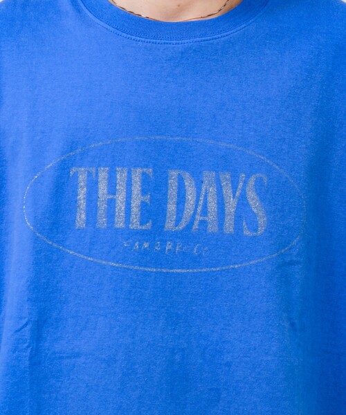 GLOSTER(グロスター)の「【THE DAYS/ザ デイ】ORBAL 2 TEE オーバルロゴ Tシャツ リフレクタープリント(Tシャツ/カットソー・メンズ・ブラック/ブルー・M/L)」の7枚目の写真