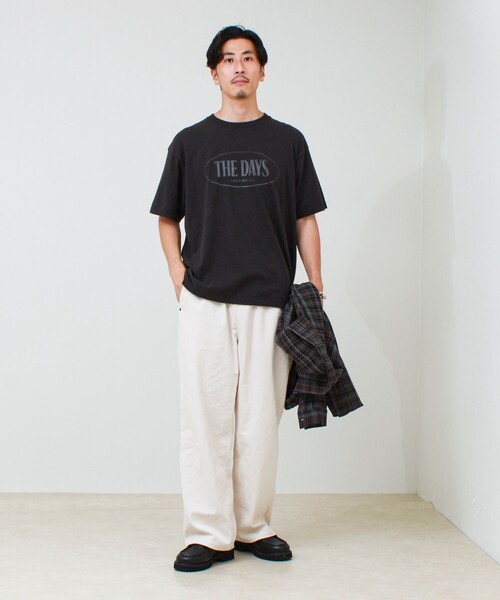GLOSTER(グロスター)の「【THE DAYS/ザ デイ】ORBAL 2 TEE オーバルロゴ Tシャツ リフレクタープリント(Tシャツ/カットソー・メンズ・ブラック/ブルー・M/L)」の9枚目の写真