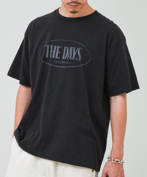 GLOSTER(グロスター)の「【THE DAYS/ザ デイ】ORBAL 2 TEE オーバルロゴ Tシャツ リフレクタープリント(Tシャツ/カットソー・メンズ・ブラック/ブルー・M/L)」の12枚目の写真
