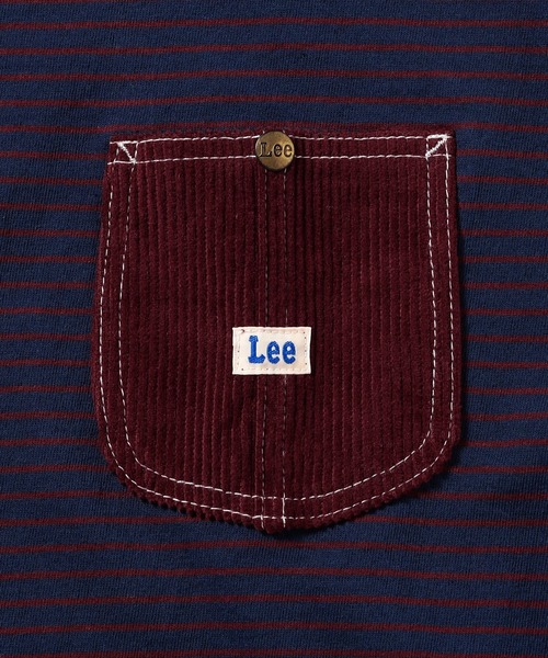 Lee(リー)の「Lee ワークポケットL/S Teeシャツ(Tシャツ/カットソー・メンズ・ホワイト/チャコールグレー/ネイビー/ブラウン・LARGE/X-LARGE/MEDIUM/SMALL)」の8枚目の写真