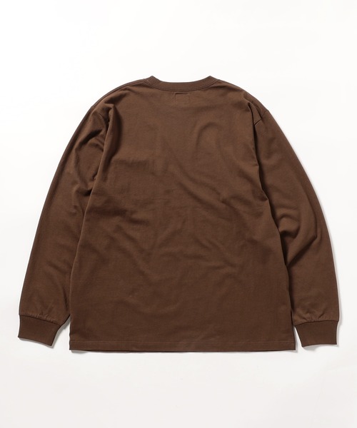 Lee(リー)の「Lee ワークポケットL/S Teeシャツ(Tシャツ/カットソー・メンズ・ホワイト/チャコールグレー/ネイビー/ブラウン・LARGE/X-LARGE/MEDIUM/SMALL)」の14枚目の写真