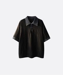 U:UME（ユーム）の「Emboss Polo Shirt（シャツ/ブラウス）」