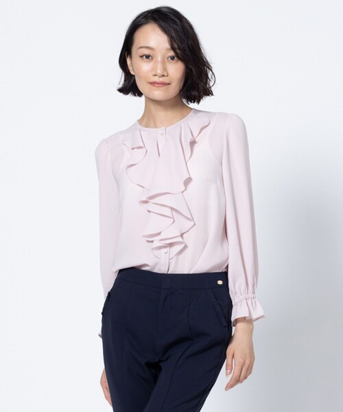 TOCCA（トッカ）の「SWEET FOAM ブラウス（シャツ/ブラウス・レディース・ピンク系/アイボリー系・0/4）」の4枚目の写真