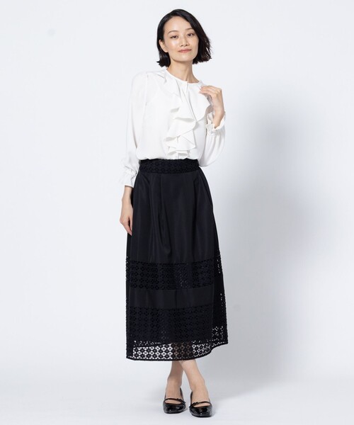 TOCCA（トッカ）の「SWEET FOAM ブラウス（シャツ/ブラウス・レディース・ピンク系/アイボリー系・0/4）」の5枚目の写真