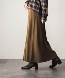 とろみジャージーセミフレアスカート≪セットアップ対応≫