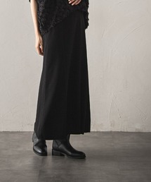 とろみジャージーセミフレアスカート≪セットアップ対応≫