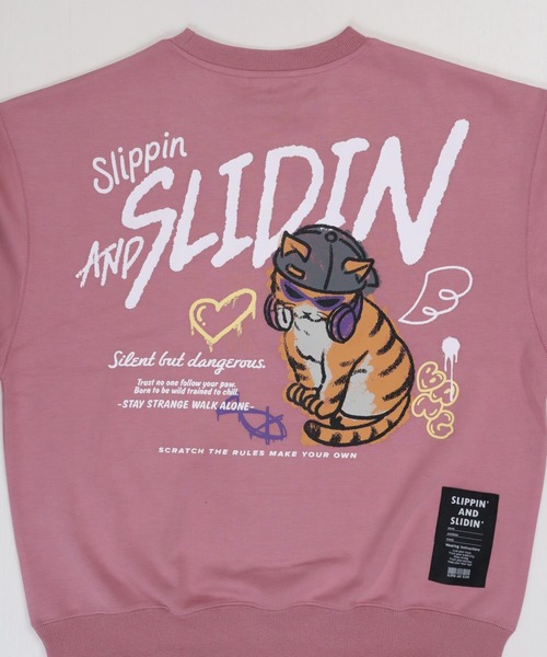 Ha-Li-C STORE(ハリックストア)の「ネコ ラクガキスウェット(スウェット・メンズ・ホワイト/ピンク系その他/ブラック・MEDIUM/LARGE/X-LARGE)」の11枚目の写真