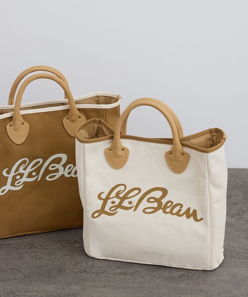 SALON adam et rope'(サロン アダム エ ロペ)の「【L.L.Bean for SALON(エル・エル・ビーン)】別注スクエアトートバッグ(トートバッグ・レディース・キナリ・FREE)」の2枚目の写真