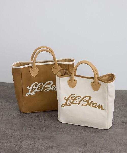 SALON adam et rope'(サロン アダム エ ロペ)の「【L.L.Bean for SALON(エル・エル・ビーン)】別注スクエアトートバッグ(トートバッグ・レディース・キナリ・FREE)」の5枚目の写真