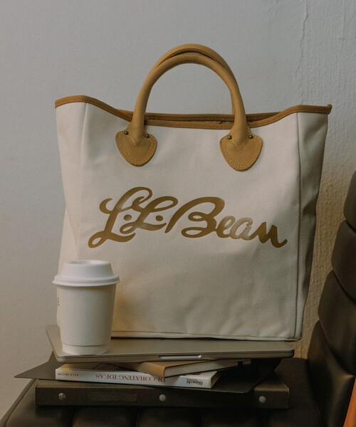 SALON adam et rope'(サロン アダム エ ロペ)の「【L.L.Bean for SALON(エル・エル・ビーン)】別注スクエアトートバッグ(トートバッグ・レディース・キナリ・FREE)」の12枚目の写真