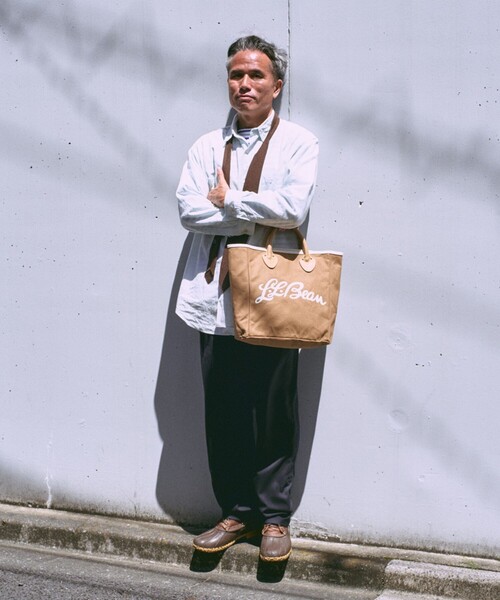 SALON adam et rope'(サロン アダム エ ロペ)の「【L.L.Bean for SALON(エル・エル・ビーン)】別注スクエアトートバッグ(トートバッグ・レディース・キナリ・FREE)」の15枚目の写真