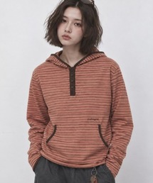 MAHAGRID（マハグリッド）の「『mahagrid/マハグリット』FLEECE HOOD LONG SLEEVE TEE/フード付き長袖フリース（その他トップス）」