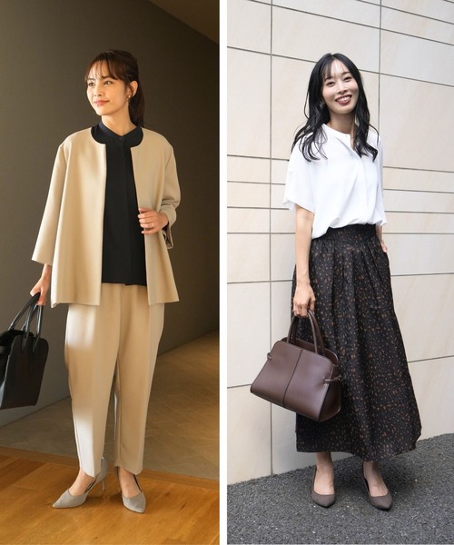 Ehre style(エーレスタイル)の「働く女性の毎日ブラウス きちんと見えが叶う(シャツ/ブラウス・レディース・ライトグレー/アイボリー/ネイビー・FREE)」の6枚目の写真