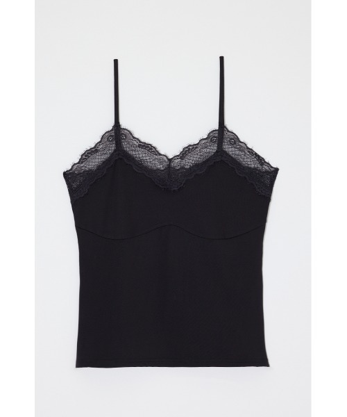 MOUSSY(マウジー)の「ES LACE キャミソール(キャミソール・レディース・ブラウン/ホワイト/ブラック・1/2)」の8枚目の写真
