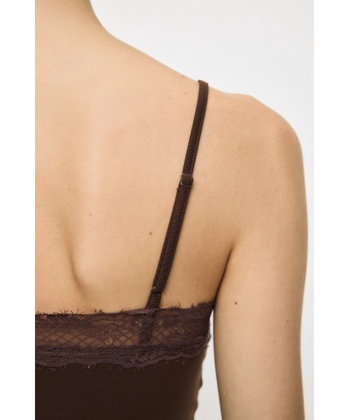 MOUSSY(マウジー)の「ES LACE キャミソール(キャミソール・レディース・ブラウン/ホワイト/ブラック・1/2)」の15枚目の写真