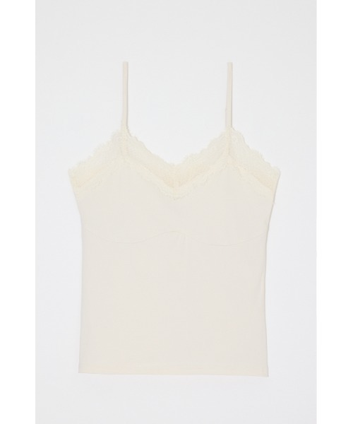 MOUSSY(マウジー)の「ES LACE キャミソール(キャミソール・レディース・ブラウン/ホワイト/ブラック・1/2)」の7枚目の写真