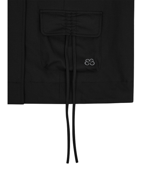 TUOMIO（トゥオミオ）の「RIBBON POCKET JACKET [BLACK]（その他アウター・レディース・その他・2/1）」の4枚目の写真