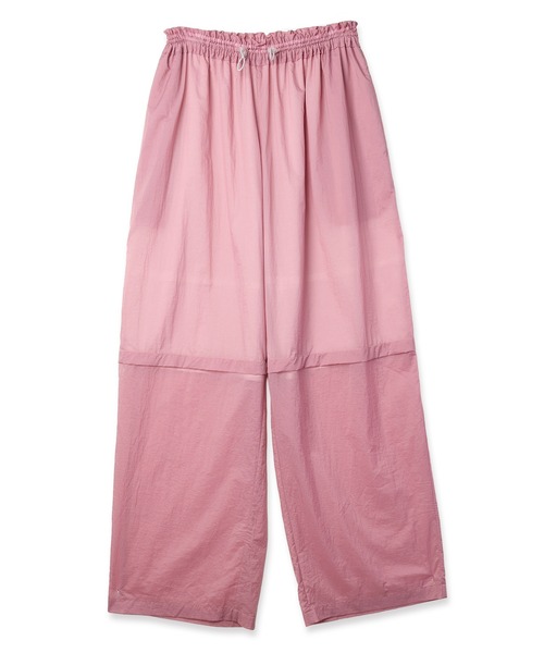 mintdesigns(ミントデザインズ)の「Sheer Nylon Volume Pants(その他パンツ・レディース・ブラック/ピンク/サックスブルー・ONESIZE)」の3枚目の写真
