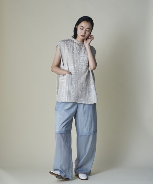 mintdesigns(ミントデザインズ)の「Sheer Nylon Volume Pants(その他パンツ・レディース・ブラック/ピンク/サックスブルー・ONESIZE)」の14枚目の写真