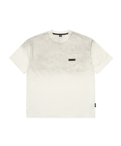LIFE WORK(ライフワーク)の「ヴィンテージスプレーポケット半袖Tシャツ(Tシャツ/カットソー・メンズ・ホワイト/チャコールグレー/カーキ/Wine・MEDIUM/LARGE)」の1枚目の写真