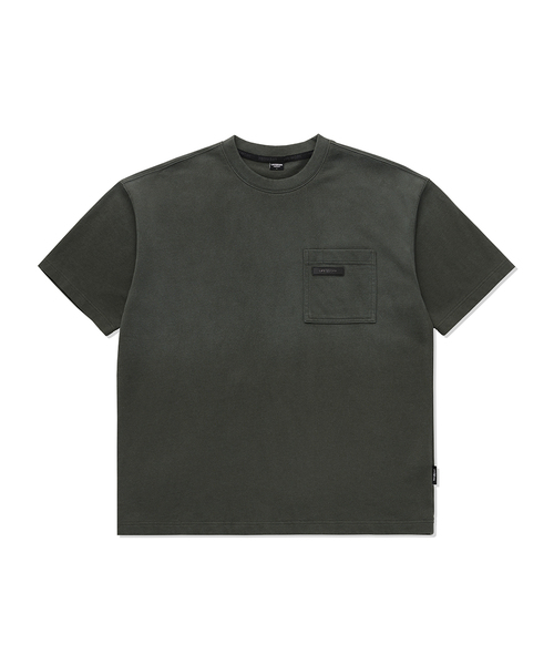 LIFE WORK(ライフワーク)の「ヴィンテージスプレーポケット半袖Tシャツ(Tシャツ/カットソー・メンズ・ホワイト/チャコールグレー/カーキ/Wine・MEDIUM/LARGE)」の3枚目の写真