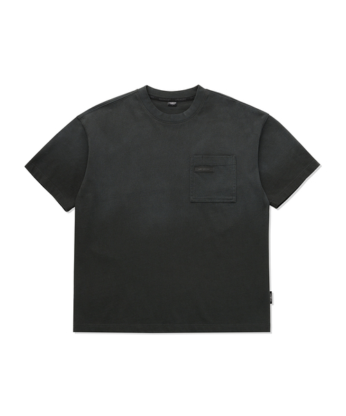 LIFE WORK(ライフワーク)の「ヴィンテージスプレーポケット半袖Tシャツ(Tシャツ/カットソー・メンズ・ホワイト/チャコールグレー/カーキ/Wine・MEDIUM/LARGE)」の2枚目の写真