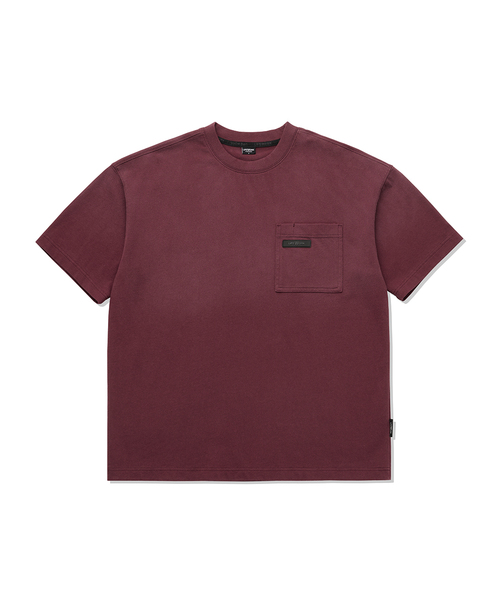 LIFE WORK(ライフワーク)の「ヴィンテージスプレーポケット半袖Tシャツ(Tシャツ/カットソー・メンズ・ホワイト/チャコールグレー/カーキ/Wine・MEDIUM/LARGE)」の4枚目の写真