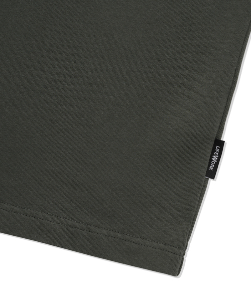 LIFE WORK(ライフワーク)の「ヴィンテージスプレーポケット半袖Tシャツ(Tシャツ/カットソー・メンズ・ホワイト/チャコールグレー/カーキ/Wine・MEDIUM/LARGE)」の8枚目の写真