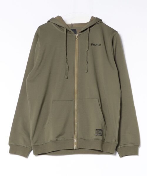 RVCA(ルーカ)の「RVCA メンズ RVCA FLEX ZIP HD パーカー 【2026年秋冬モデル】(パーカー・メンズ・ブラック/アーミー/ヘザーグレー・X-LARGE/LARGE/MEDIUM/SMALL)」の1枚目の写真