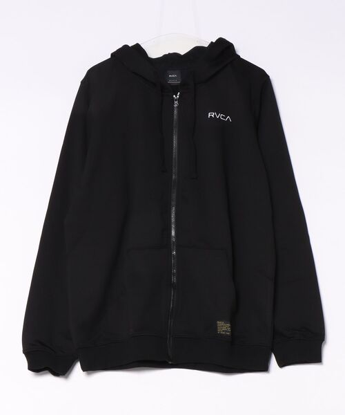 RVCA(ルーカ)の「RVCA メンズ RVCA FLEX ZIP HD パーカー 【2026年秋冬モデル】(パーカー・メンズ・ブラック/アーミー/ヘザーグレー・X-LARGE/LARGE/MEDIUM/SMALL)」の2枚目の写真