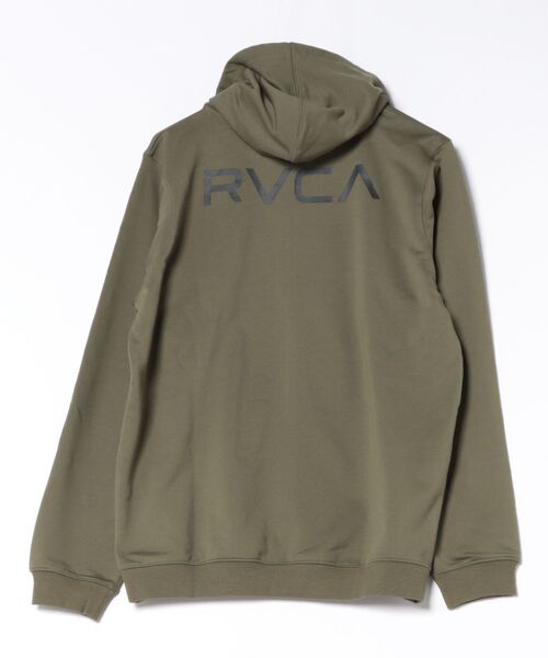 RVCA(ルーカ)の「RVCA メンズ RVCA FLEX ZIP HD パーカー 【2026年秋冬モデル】(パーカー・メンズ・ブラック/アーミー/ヘザーグレー・X-LARGE/LARGE/MEDIUM/SMALL)」の4枚目の写真