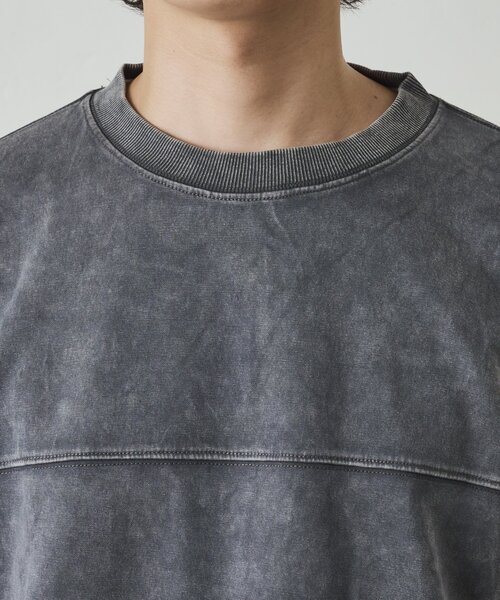 COLONY 2139(コロニートゥーワンスリーナイン)の「フェードポンチ切替ロンT(Tシャツ/カットソー・メンズ・ホワイト/ブラック/グレー・MEDIUM/LARGE)」の15枚目の写真