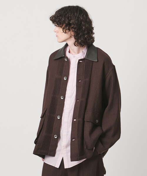 Pheeta(フィータ)の「<Pheeta>Daniel カバーオール BROWN ‐UNISEX‐ / PH016CMen-JK1(カバーオール・メンズ・ダークブラウン・2/1)」の1枚目の写真