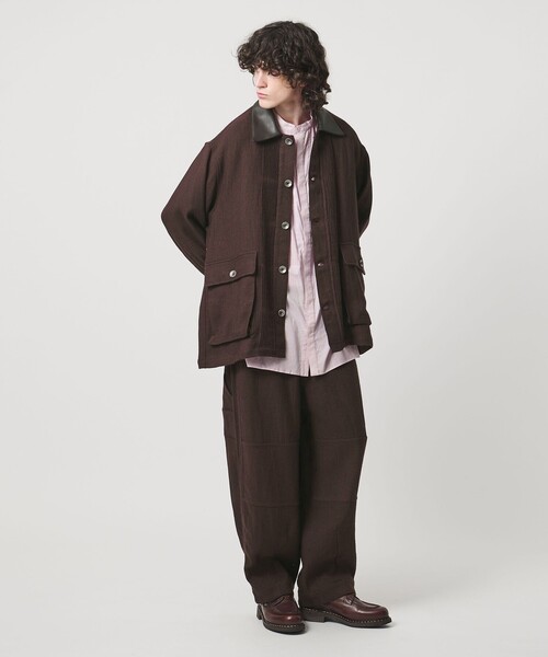 Pheeta(フィータ)の「<Pheeta>Daniel カバーオール BROWN ‐UNISEX‐ / PH016CMen-JK1(カバーオール・メンズ・ダークブラウン・2/1)」の3枚目の写真