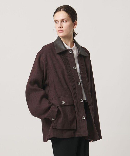 Pheeta(フィータ)の「<Pheeta>Daniel カバーオール BROWN ‐UNISEX‐ / PH016CMen-JK1(カバーオール・メンズ・ダークブラウン・2/1)」の4枚目の写真