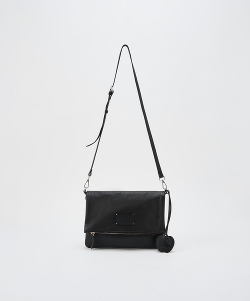 ADAM PATEK(アダムパテック)の「【ADAMPATEK/アダムパテック】 w/r leather convertible clutch bag レザー2wayクラッチバッグ(ショルダーバッグ・レディース・ブラック・FREE)」の4枚目の写真