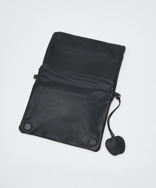 ADAM PATEK(アダムパテック)の「【ADAMPATEK/アダムパテック】 w/r leather convertible clutch bag レザー2wayクラッチバッグ(ショルダーバッグ・レディース・ブラック・FREE)」の12枚目の写真