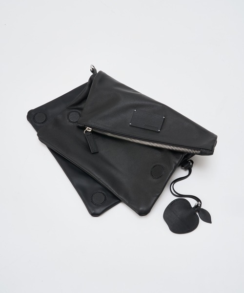 ADAM PATEK(アダムパテック)の「【ADAMPATEK/アダムパテック】 w/r leather convertible clutch bag レザー2wayクラッチバッグ(ショルダーバッグ・レディース・ブラック・FREE)」の13枚目の写真