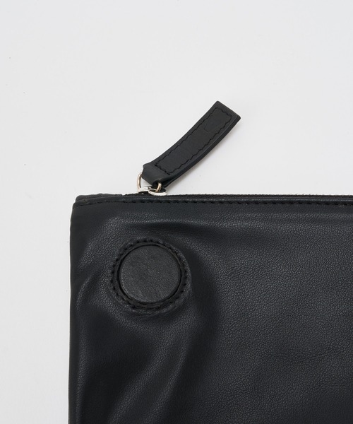 ADAM PATEK(アダムパテック)の「【ADAMPATEK/アダムパテック】 w/r leather convertible clutch bag レザー2wayクラッチバッグ(ショルダーバッグ・レディース・ブラック・FREE)」の14枚目の写真