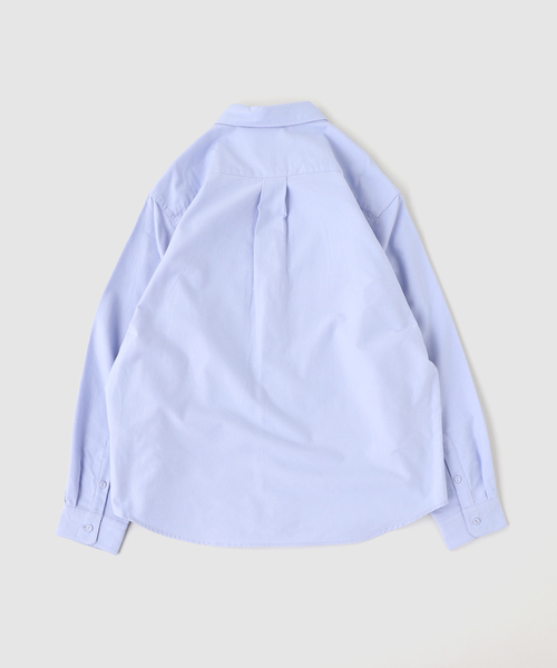 B.C STOCK(ベーセーストック)の「ブラッシュドコットンベーシックシャツ(シャツ/ブラウス・メンズ・アイボリー/ホワイト/ブラック/ブルー系その他・LARGE/MEDIUM)」の5枚目の写真
