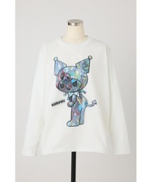 【TRIPPY MIKIO ART】KUROMI SPRAY ART ロングスリーブシャツ
