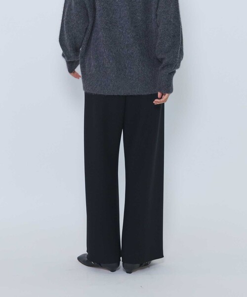 1er Arrondissement(プルミエアロンディスモン)の「ダブルクロスバイヤスパンツ(その他パンツ・レディース・ブラック/グレイッシュベージュ・38/36)」の8枚目の写真