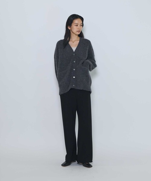 1er Arrondissement(プルミエアロンディスモン)の「ダブルクロスバイヤスパンツ(その他パンツ・レディース・ブラック/グレイッシュベージュ・38/36)」の9枚目の写真